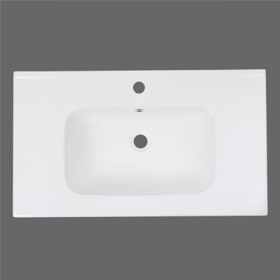 China Rectangular Modern Bathroom Sinks Ceramic Lavatory Cabinet Basins Hand Wash Vanity Bathroom Sink for sale