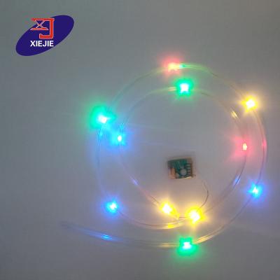 China Clothes and school bags wholesale small and light vibrant LED clothing lights make clothes full of charm for sale