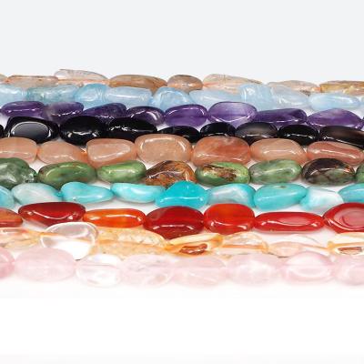 China Crystal Wholesale Irregular Crystal Stone Beads For DIY Jewelry Bracelet Necklace Making Stone Loose Beads for sale