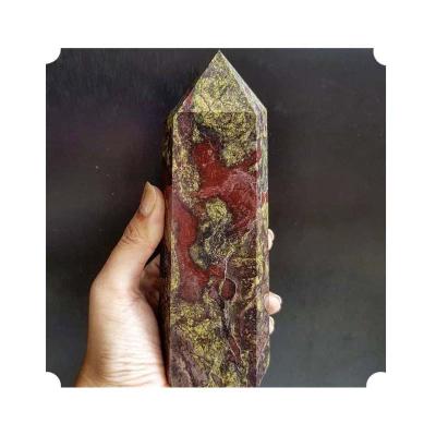 China Wholesale Natural Tower Crystal Point from China Crystal Healing Jewelry Quartz Wand Dragon Blood Stone for sale