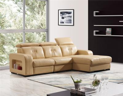 China Italian Passionate Fantasy Modern Modular Wooden L Shaped Cowhide Living Room Massage Leather Sofa (Size) Massage Large Real Luxury for sale