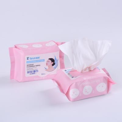 China Rose Scented Cleansing Makeup Remover Factory Made Wet Cloths Private Label Cleansing Cloths for sale