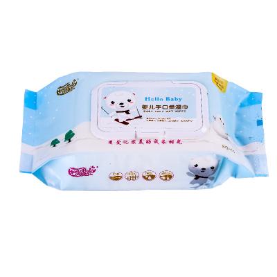 China Good Quality And Good Price Organic Baby Wet Cleaning Cloths For Travel for sale