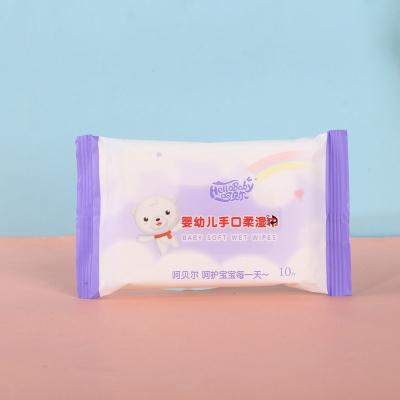 China Hot Selling Manufacturer Biodegradable Disposable Unscented Nonwoven Fabric Adult Baby Wet Cleaning Cloths for sale