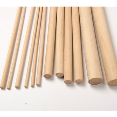 China Sustainable Round Bar Food Grade Ice Cream Stick Wooden Lollipop Sticks Popsicle Sticks for sale