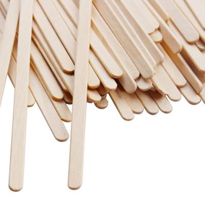 China Sustainable Disposable Wooden Coffee Stirrer with Dispenser Pack Custom Wooden Coffee Stirrers 7