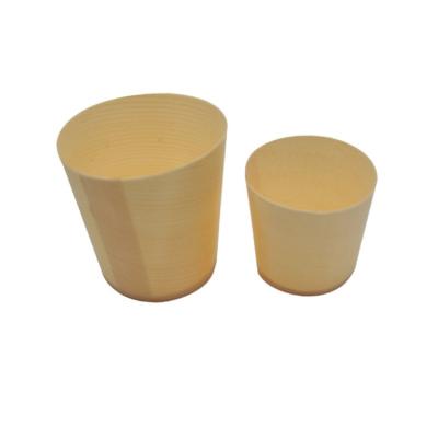 China Japan 100% Compostable Biodegradable Cheap Wholesale Disposable Wooden Cups Ice Cream Take Away Wooden Cup for sale