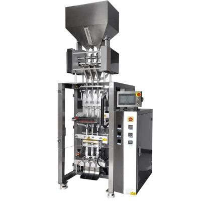 China Food Multi Lane Seasoning Packaging Machine, Sugar Automatic 4 Lane Packaging Machine, Salts Powder 4 Lane Vertical Packing Machine for sale