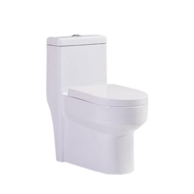 China Double-Flow Classic Ceramic Material Wc Rimless Siphonic One Piece Toilet Sanitary Ware For Made In China for sale