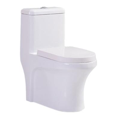 China Porcelain Sanitary Floor Mounted Double-Flow Bathroom Ware Rimless Siphonic Stool 1 Pcs Toilet for sale