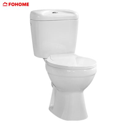 China Double-Flow Economical Hot Sale Washdown Two Piece Elastane Sanitary Ware for sale