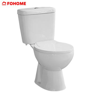 China Chinese Design Eco-friendly Ceramic Washdown Double-flow Bathroom Toilet Two-Piece Wc for sale