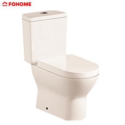 China Wholesale Flush Two-Piece Bathroom Toilet Flush Modern Design Double-Flow Modern Design Siphon Sanitary Set Toilet for sale