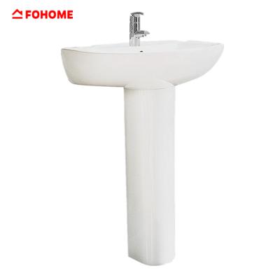 China Europe Style Modern Designer Round 21 Inch Ceramic Bathroom Sink Standing Sink Price for sale