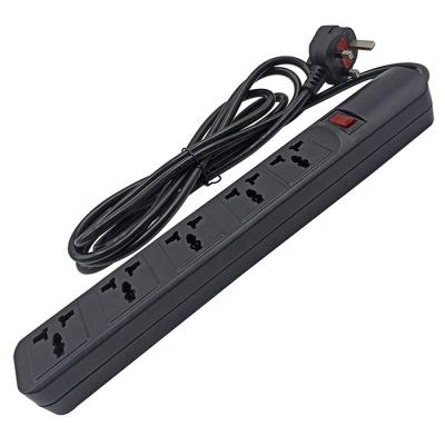 China 5 Ways Residential / General Purpose Universal AC Power Outlet 10a Power Strip Coverage zu verkaufen