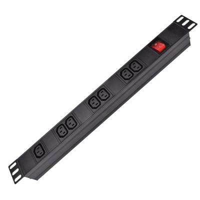 China PDU 36 type c13 rack power distribution aluminum alloy 6way PDU unit en venta