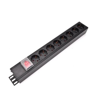 China German Aluminum Alloy Socket PDU 8 Way Cabinet Power Distribution Units en venta