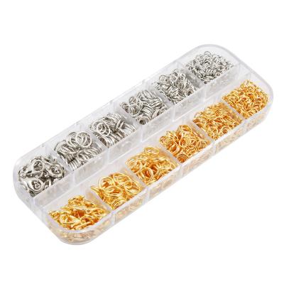 China DIY Jewelry Accessory 4mm 5mm 6mm 7mm Open Ring 8mm Ring Lobster Clasp Box Closed Combination for sale