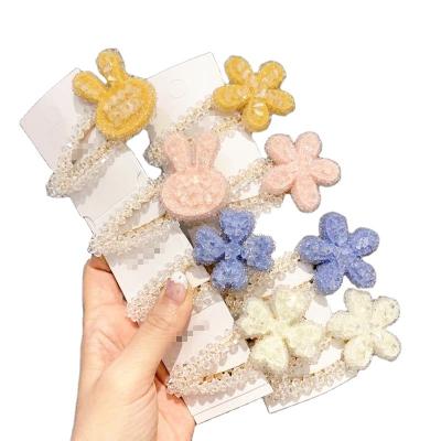 China DIY jewelry clip headdress hairpin Carson Department accessory hairpin South Korea BB clip crystal hair ornaments new top spring fairy color with for sale