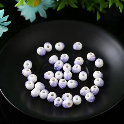 China DIY Jewelry Accessory 6 Centimeters Ice Split Ceramic Environmental Friendly Jewelry Accessories DIY Beads Wholesale Handmade Loose Beads Necklace for sale