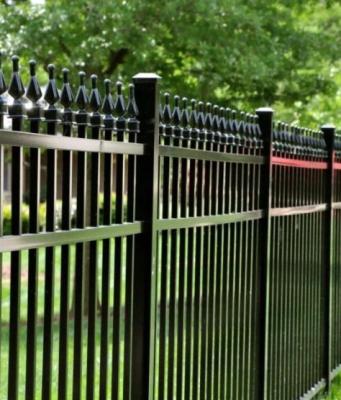 China Metal Fence Modern Newly Design Fence Garden Aluminum Fence for sale