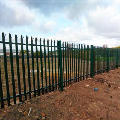 China Factory Price Iron Component Gate And Fence Design Ornamental Galvanized Picket Iron Fence Panels for sale