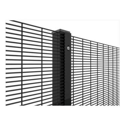 China PVC Coated Security Welded Mesh Panel Anti-Climb Fence for sale