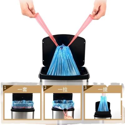 China Thickened and Leak-proof Drawstring Garbage Bag for Household Office in Various Sizes for sale