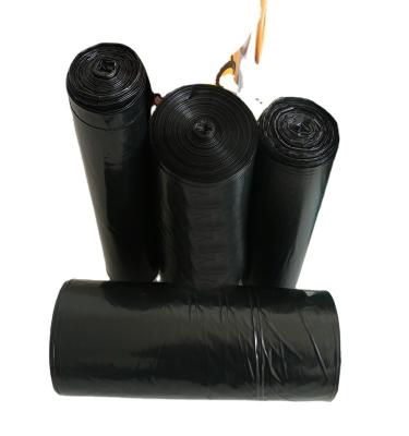 China 5-100 mic Thickness Certificate ok compost Recycled Black Bags in Roll for Garbage for sale