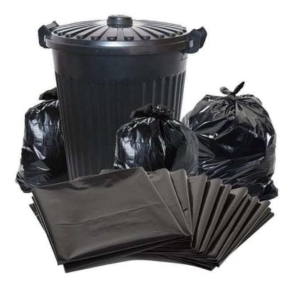 China Other Household Products Heavy Duty Black HDPE Plastic Garbage Bags for Wheelie Bin for sale