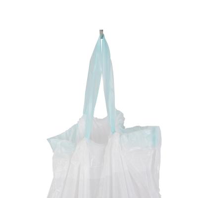 China Custom Order Interleaved Plastic Trash Bag On Roll For Kitchen Bin Liner Medical Waste for sale