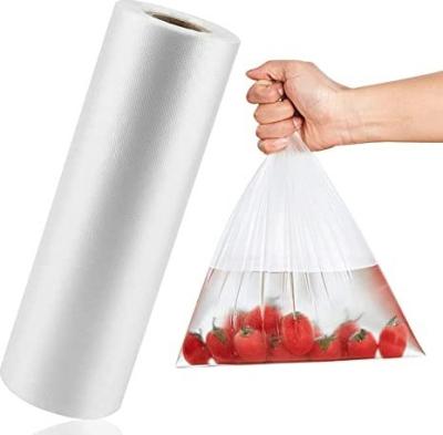 China HDPE Fruit And Veg Bags On A Roll For Bakery Snack Grocery Bags 5-40 Mic Thickness for sale