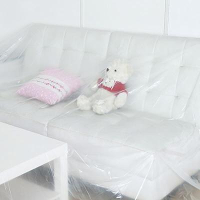 China Waterproof Garment Cover Clear Plastic Cover Sheets For Ultimate Furniture Protection for sale