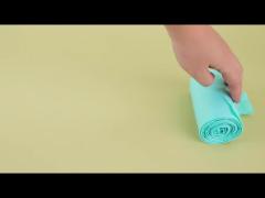 Recycled Materials PE Plastic Star Seal Trash Bags On Roll For Eco Friendly Living