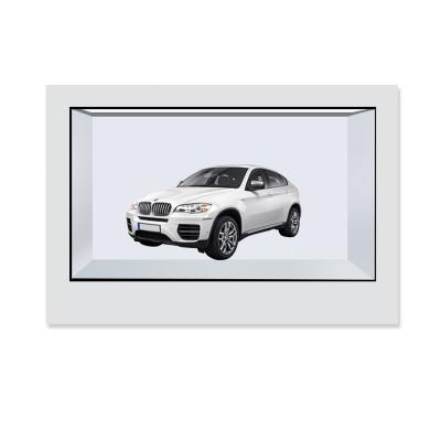 China Indoor Multi-Function Vertical Flexible Display Box LCD Panel Touch Screen Showcase Transparent Video Advertising Display Cabinet for sale