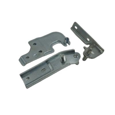 China Contemporary Custom Metal Stamping Parts Spraying Installation Hinge Support Refrigerator Door Hinge Support for sale