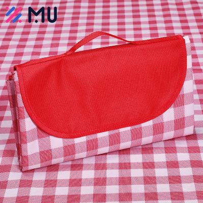 China Wholesale price foldable outdoor camping family size beach picnic mat custom anti-static waterproof blankets for sale