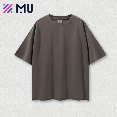 China Other Custom Streetwear Washed Quality Thick Oversized 100% Cotton Men's Unisex T-Shirt for sale