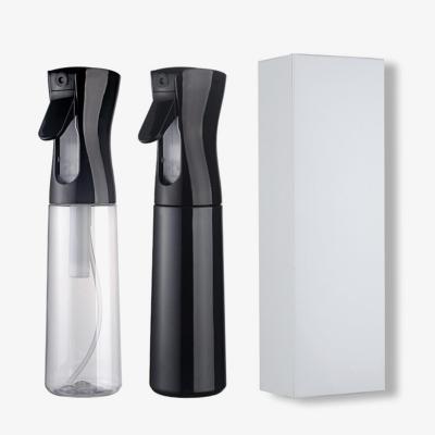 China Custom Cosmetic 200ml 300ml 500ml Logo Plastic Trigger Continuous Fine Mist Spray Bottle for sale