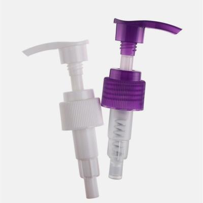 China Non Spill 24mm 28mm 33mm And 38mm Screw Switch Plastic Lotion Pump For Kinds Of Shampoo Bottle for sale