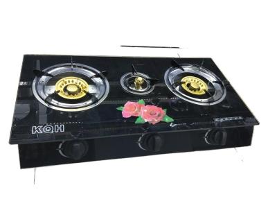 China Hotel gas stove 2 burner cooktops gas cooker stove for sale