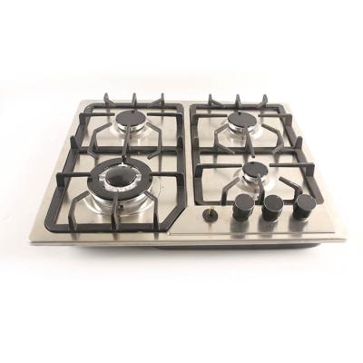 China Hotel factory price stainless steel 2 burner stove / doubleburner / 3 burner stove for sale