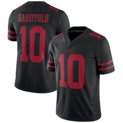 China Antibacterial Tank Tops #80 Jerry Rice 10 Jimmy Garoppolo 97 Nick Bosa 85 Football George Kittle 16 Joe Montana American Football Tank Tops for sale