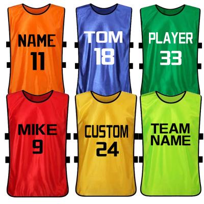 China 2020 Hot Sale Soccer Team Anti-UV Cheap Aprons Mesh Vest Men's Shorts Training Bibs Soccer Bibs Vest for sale