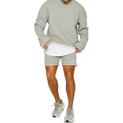 China Hot Selling QUICK DRY Training And Wear New Style Crop Top Jogging Sweatshirt Set Plus Size Men Tracksuit for sale