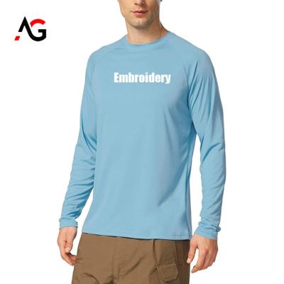 China Custom Embroidery Anti-Wrinkle Protection Long Sleeve Shirt Active Outdoor T-shirt Sun Light Rise Fishing Shirt Sunlight Rise Fishing Shirt for sale