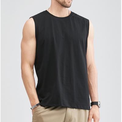 China New QUICK DRY Summer Vest Men's Sleeveless T-shirt Men's Loose Exercise Fitness Obstacle Bottoming Shirt for sale