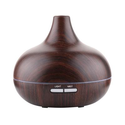 China With LED Night Light 280ML Colorful Portable Wooden Ultrasonic Aromatherapy Essential Oil Aroma Diffusers for sale