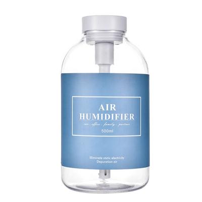 China Hotel Household Saline Bottle Shape Creative 500ML Usb Mist Air Desktop Humidifiers for sale