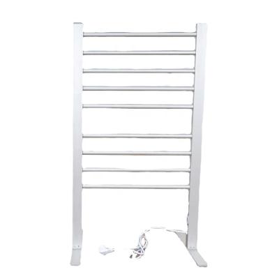 China Heater Bathroom Accessories Freestanding Aluminum Smart Heating Electric Towel Rack for sale